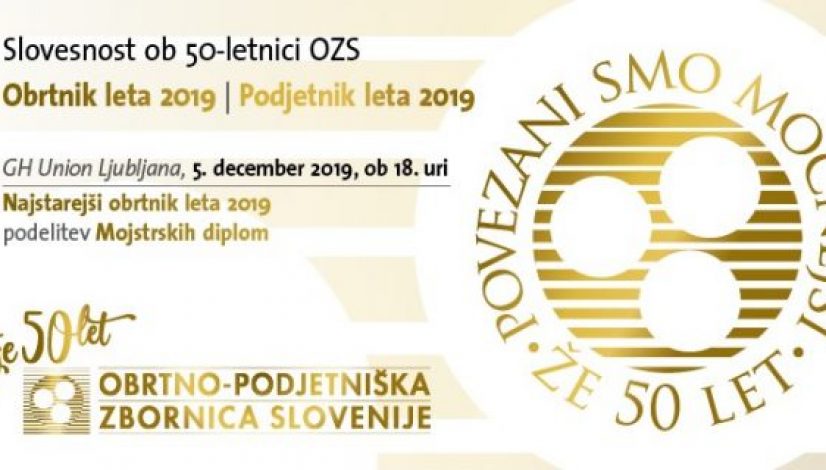 Praznovanje OZS - logo 50 let