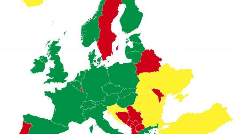 seznam držav s karanteno